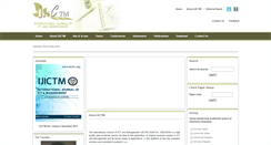 Desktop Screenshot of ijictm.org